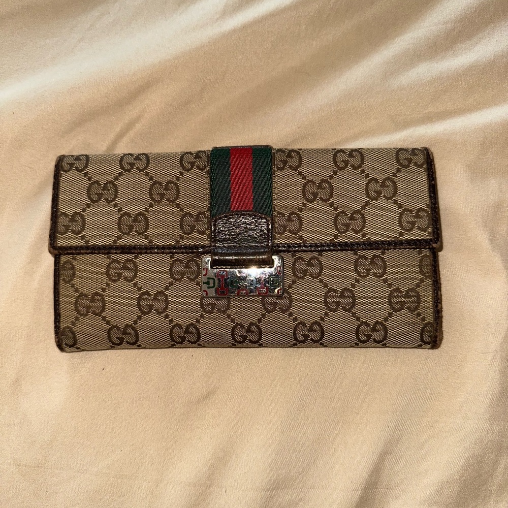 Gucci Sherry Line Vintage Wallet